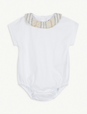 burberry baby grow
