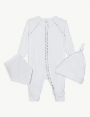 burberry baby grow