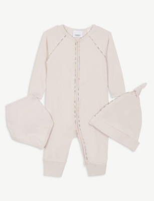 burberry baby grow