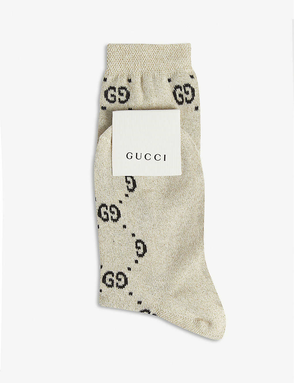 Interlocking GG cotton-blend lurex socks 6-12 years Selfridges & Co Girls Clothing Underwear Socks 