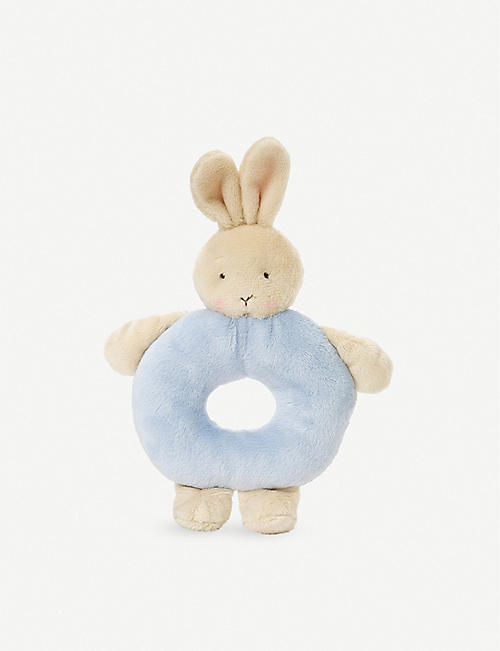 BUNNIES BY THE BAY: Bunny plush ring rattle 18cm