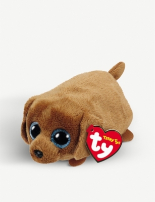 brown dog soft toy