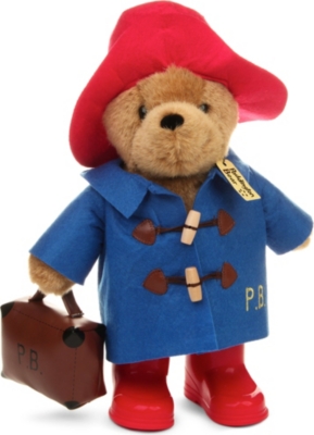 PADDINGTON BEAR   Paddington with boots and suitcase