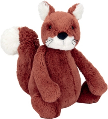 red squirrel soft toy