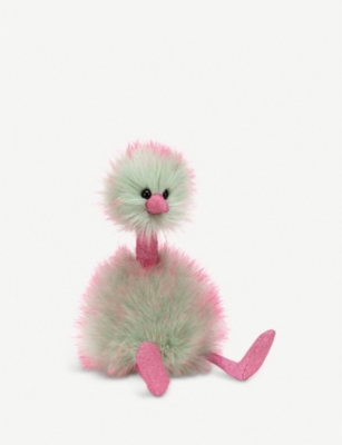 タグ付 ジェリーキャット Pom Pom Bird Mint Fizz JELLYCAT - Pompom Mint Fizz medium soft toy 33cm | Selfridges.com