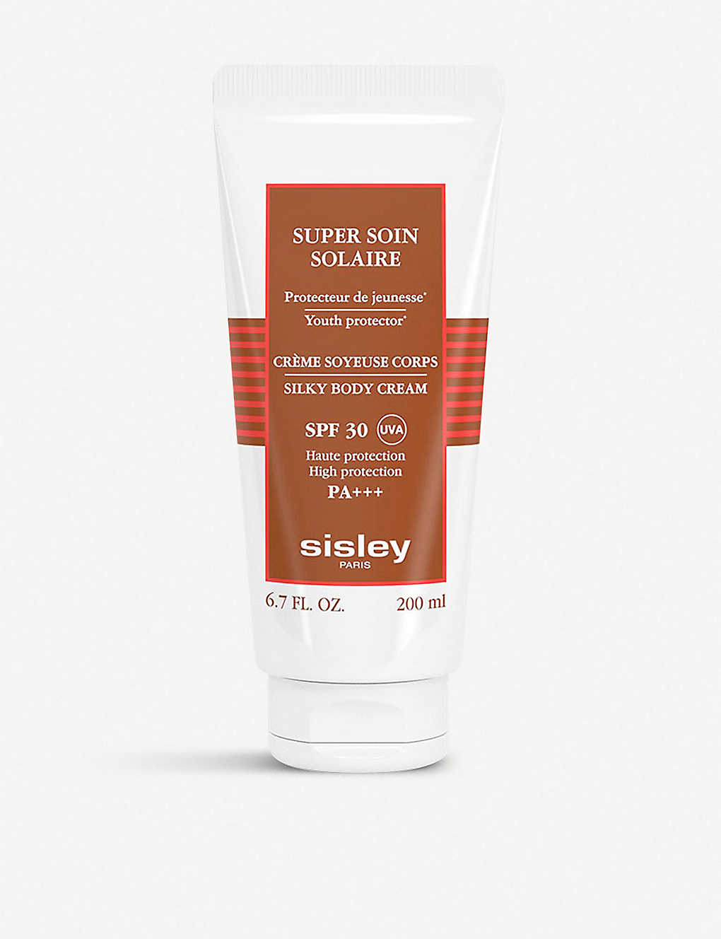 Sisley Paris Super Soin Solaire Silky Body Cream Spf 30 - 200 ml In N/a