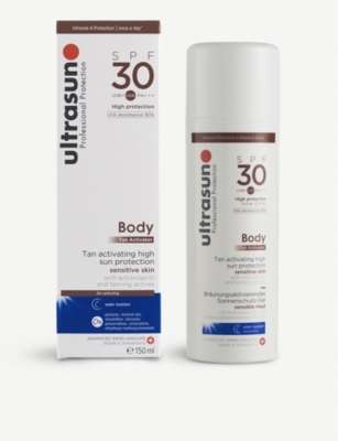 Shop Ultrasun Tan Activator Body Spf30