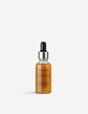 Shop Tan-luxe Light/medium The Face Illuminating Self-tan Drops 30ml