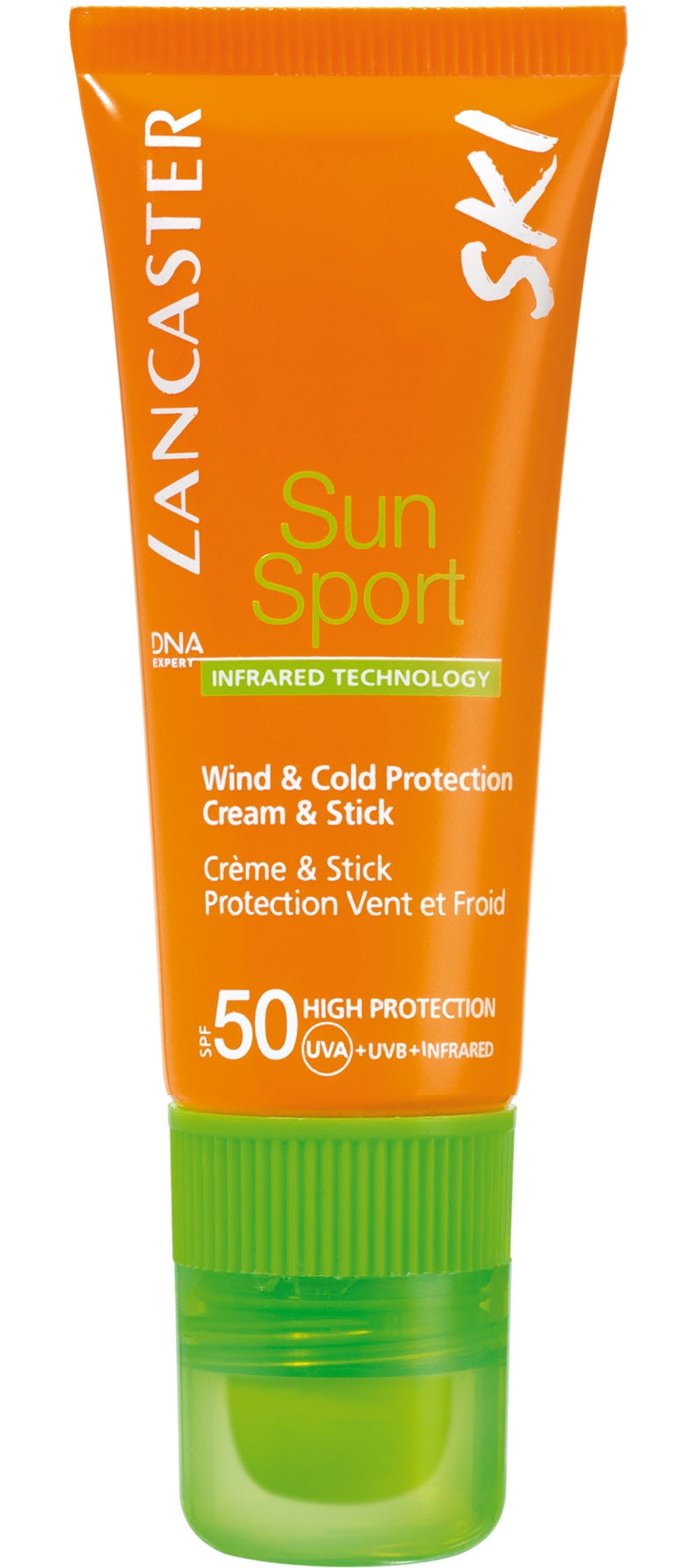 LANCASTER   Sun Sport Ski wind & cold protection cream and stick SPF 50 20ml