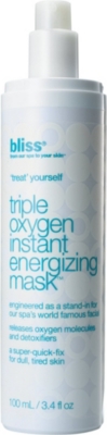 BLISS   Triple oxygen energy infusion mask