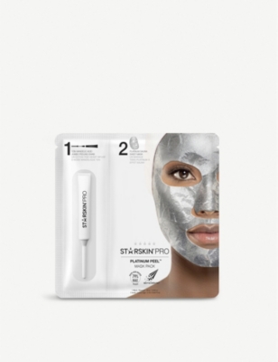 STARSKIN Platinum Peel Foil Sheet Mask Pack