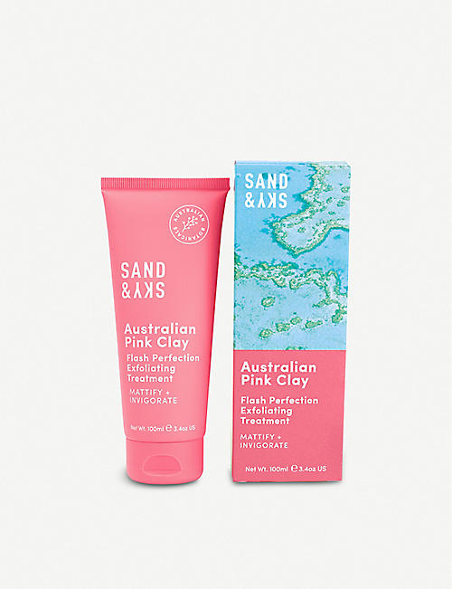 SAND & SKY: Australian Pink Clay Flash Perfection exfoliating treatment