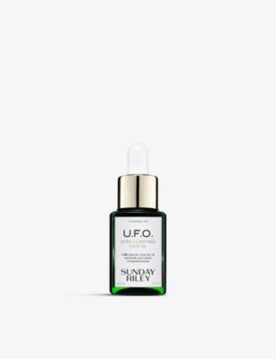 Sunday Riley Ufo Ultra Clarifying Face Oil With 1.5% Salicylic Acid 15ml-clear