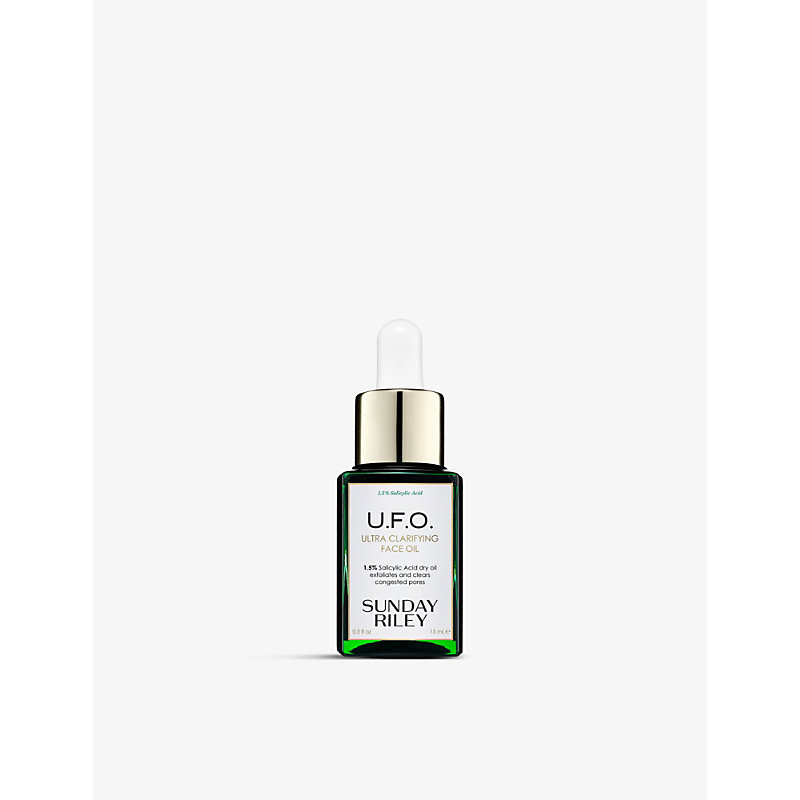Sunday Riley Ufo Ultra Clarifying Face Oil With 1.5% Salicylic Acid 15ml-clear