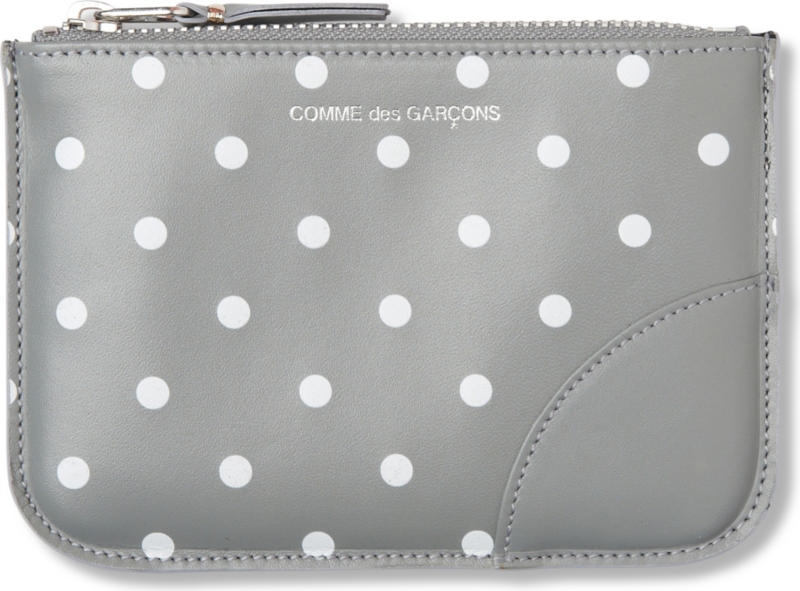 COMME DES GARCONS   Polka dot print pouch