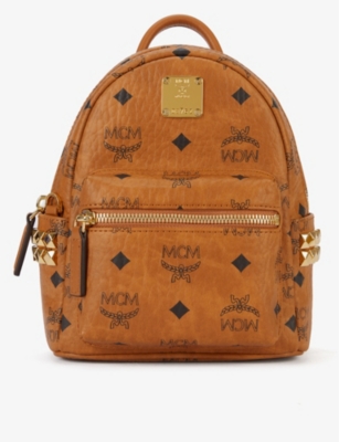 MCM Studded Mini Stark Backpack - More Than You Can Imagine