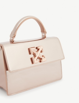 off white rose gold bag