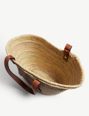 loewe raffia tote medium