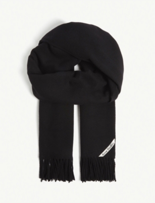 acne studios scarf black