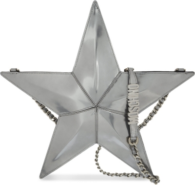 MOSCHINO   Star leather cross body bag