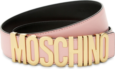 MOSCHINO - Letters leather belt | Selfridges.com