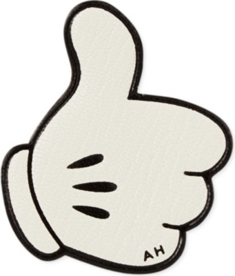 ANYA HINDMARCH Thumbs Up Leather Sticker