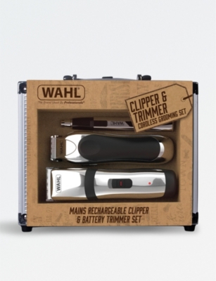 wahl clipper and trimmer cordless grooming set