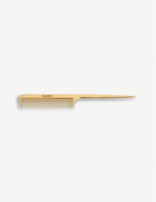 BALMAIN: Golden tail comb