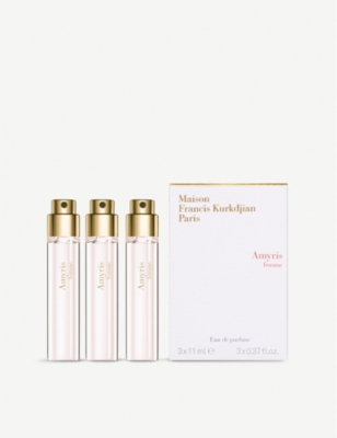 Maison Francis Kurkdjian 3 X 0.37 Oz. Amyris Femme Eau De Parfum Travel Spray Refills