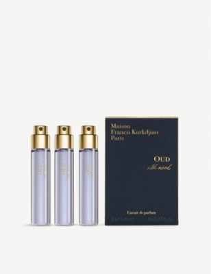 Shop Maison Francis Kurkdjian Oud Silk Mood Extrait De Parfum Refills 3 X 11ml