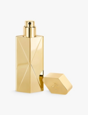 Shop Maison Francis Kurkdjian Gold Globe Trotter Luxury Travel Spray Case - Gold Edition