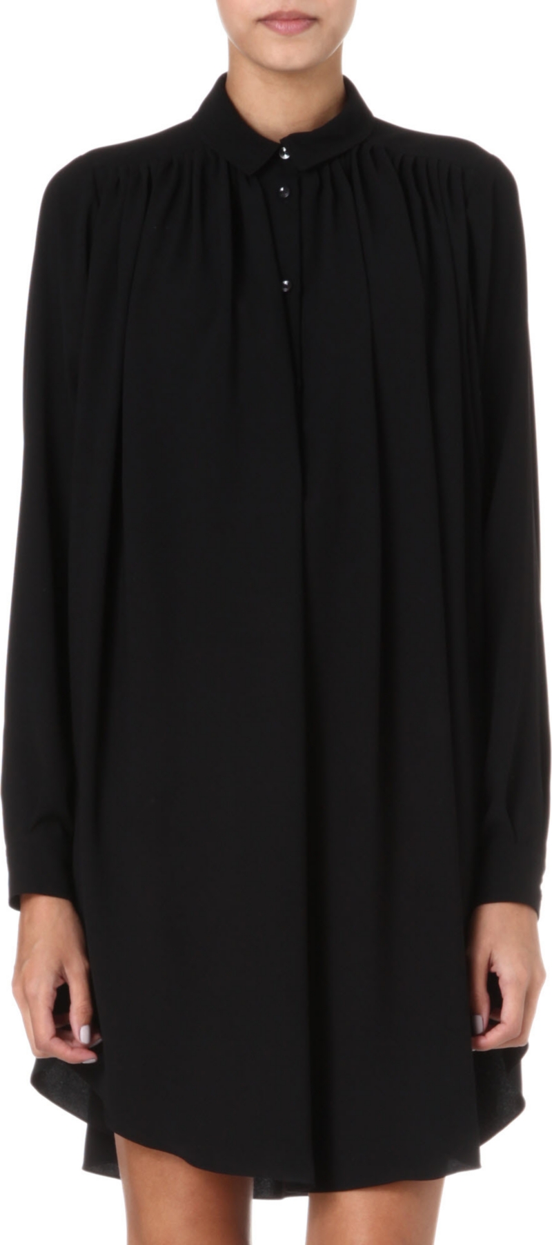 KENZO   Pleated shirt dress