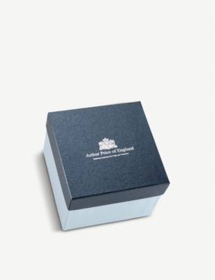ARTHUR PRICE: Wooden-base silver-plated bottle coaster