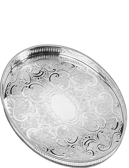 ARTHUR PRICE: Silver-plated 39cm oval tray