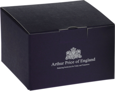 ARTHUR PRICE: Pair of 23cm silver-plated placemats