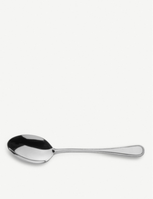 Arthur Price Bead Stainless Steel Set Of Four Serving Spoons