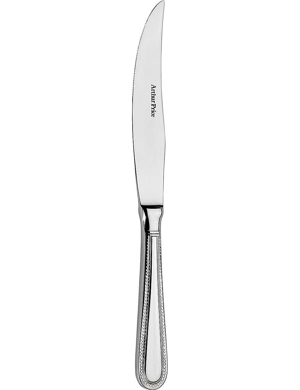 Arthur Price Bead Set Of 6 Stainless Steel Steak Knives