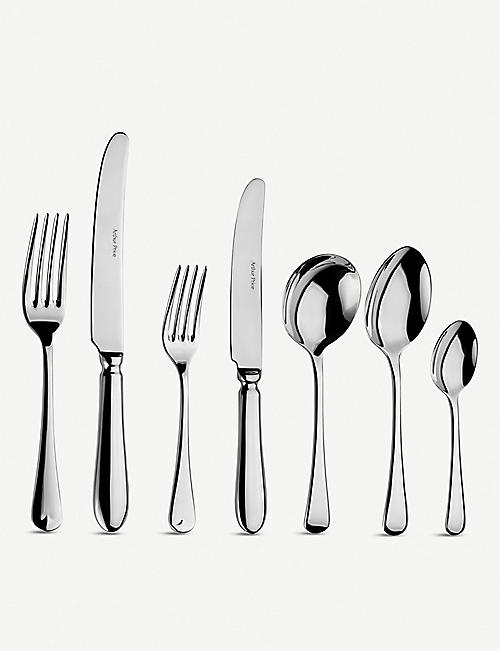 ARTHUR PRICE: Georgian stainless steel cutlery set of 44