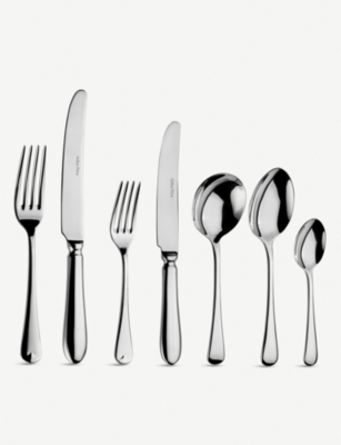 Arthur Price Georgian Stainless Steel Canteen Set Of 58 In Clear