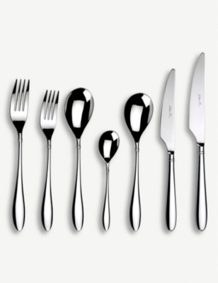 Arthur Price Henley Cutlery Place Setting Set Of Seven In Silver