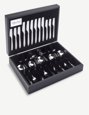 ARTHUR PRICE: Henley stainless steel 44-piece cutlery set