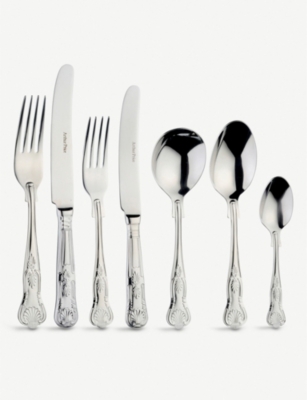 ARTHUR PRICE: Kings 58 piece canteen stainless steel cutlery set for 8
