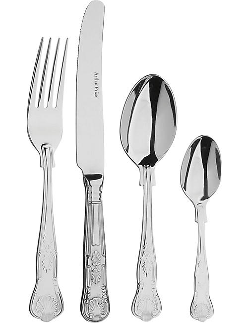 ARTHUR PRICE: Kings 24 piece stainless steel cutlery set for 6