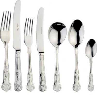 ARTHUR PRICE: Kings 44 piece stainless steel cutlery set for 6