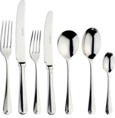 Arthur Price Rattail 7-piece Stainless Steel Place Setting