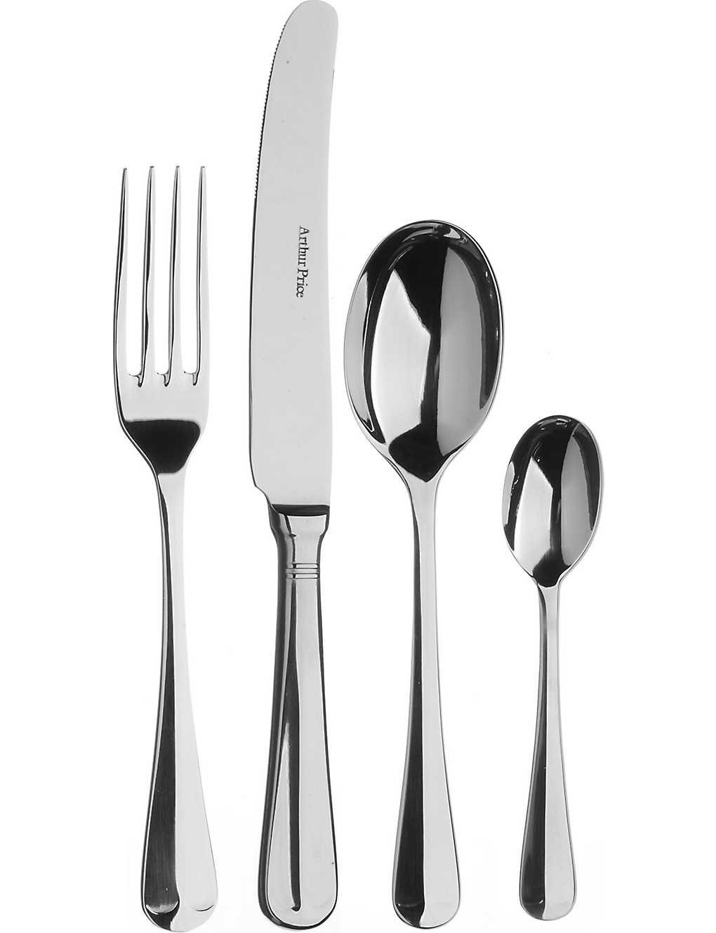 New Arthur Price Arthur Price Rattail 44 piece canteen of cutlery  RRP £1426 Silver Plate 