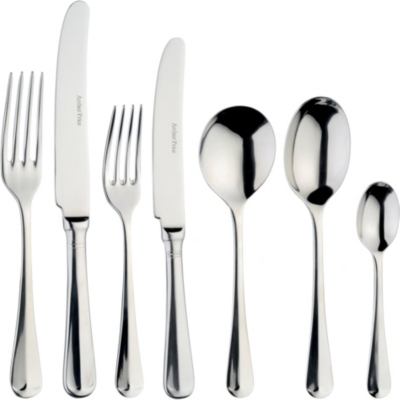ARTHUR PRICE: Rattail 44 piece stainless steel cutlery set for 6