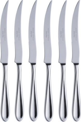 Arthur Price Sophie Conran Set Of 6 Stainless Steel Steak Knives
