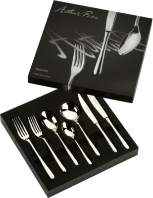 ARTHUR PRICE: Warwick 7-piece stainless steel cutlery set