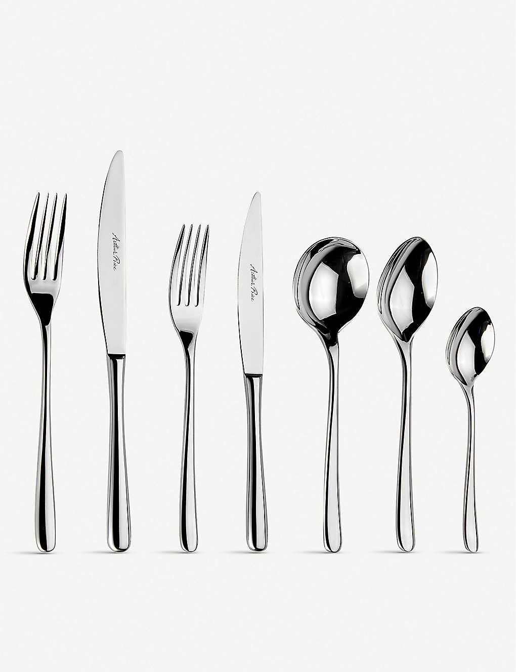 Arthur Price Warwick Stainless Steel 124-piece Cutlery Set